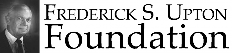 "Frederick S. Upton Foundation" logo with a photo of Frederick S. Upton.